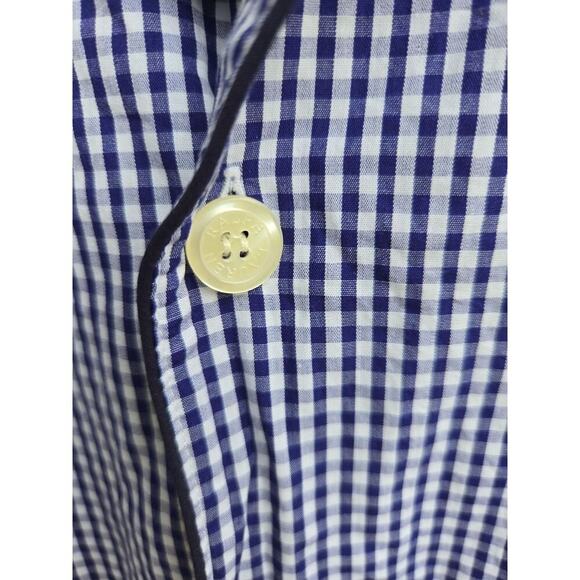 Polo Ralph Lauren Men’s Blue White Sleep Shirt Pajama Top XL - Picture 5 of 5